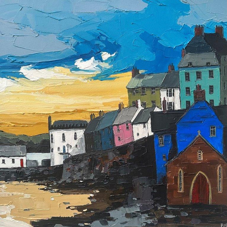 Peter Morgan - Tenby - Golden Sunrise